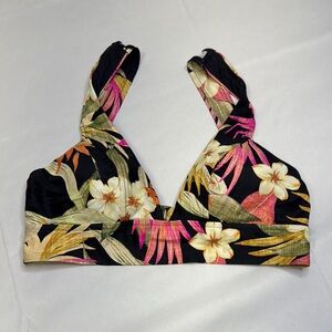Rip Curl North Shore Mirage Black Floral Bikini Top